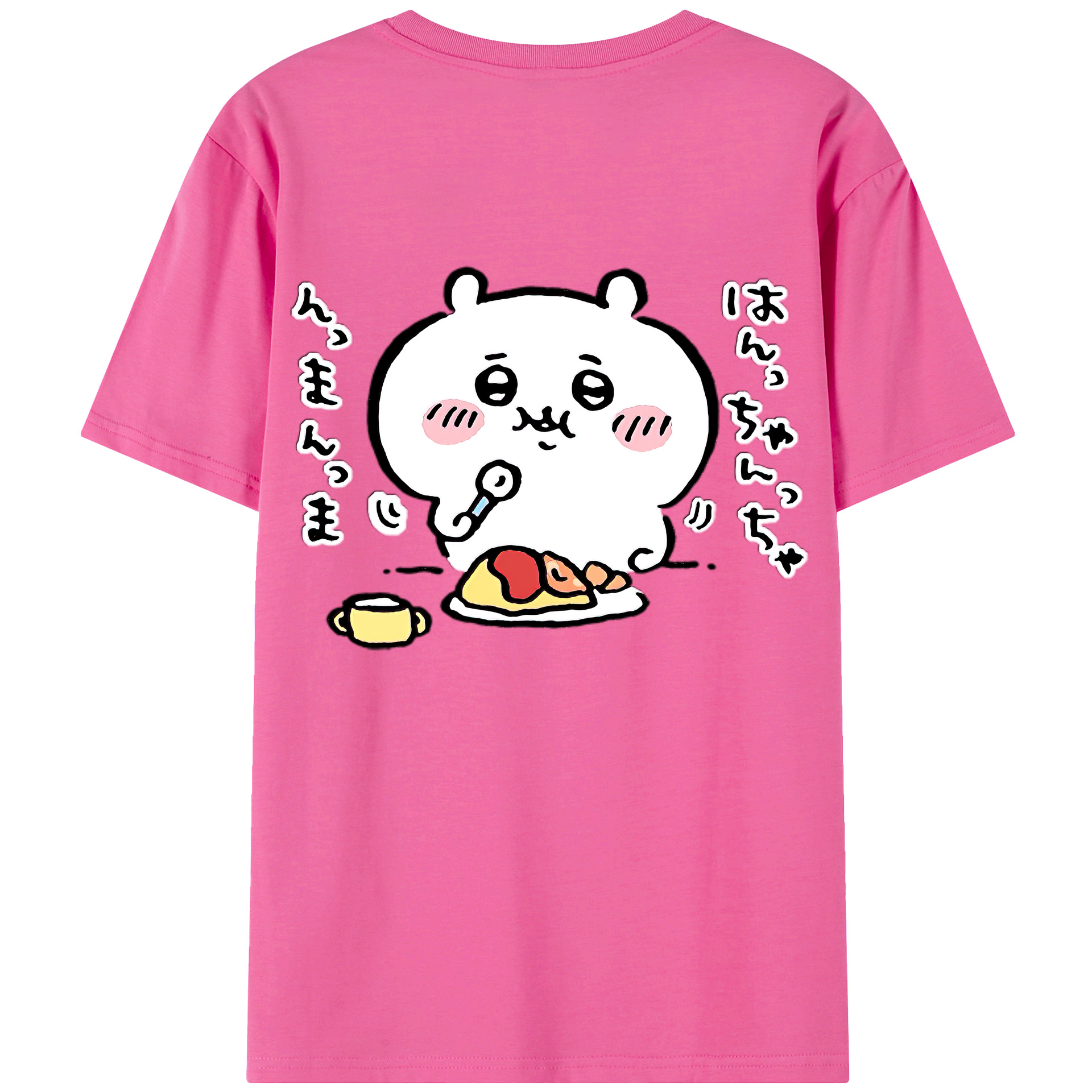 （画像用） ちいかわ ちいかわ Chii-kawa chiikawa レディース半袖Tシャツ(バックプリント)
